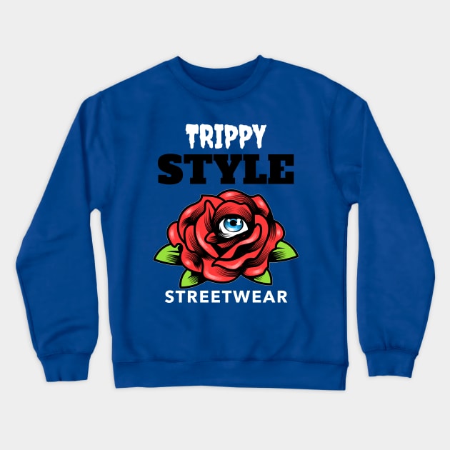 Trippy Style Crewneck Sweatshirt by TheWaySonic